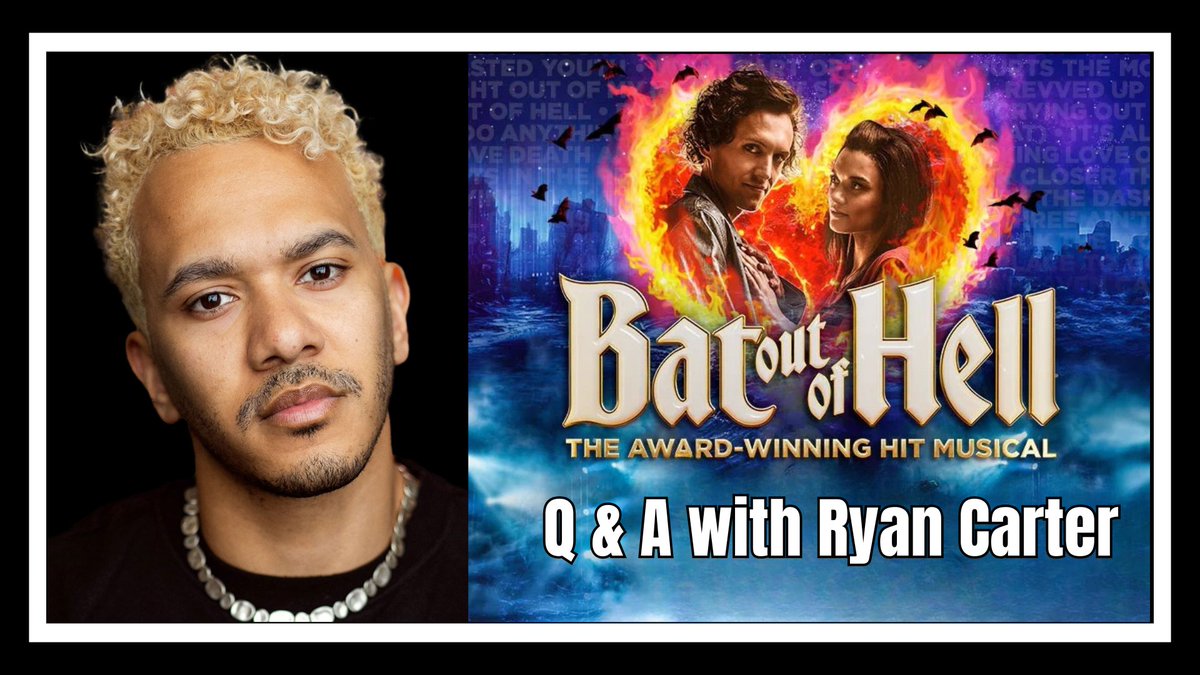 Q &amp; A with Ryan Carter on Bat Out Of Hell: The Musical, as the ultimate rock experience heads out on a UK tour!

Ryan was kind enough to answer a few questions for us about the show and his career so far.
Click the link below to check it out! ⬇️🔥

tinyurl.com/d85cf6yh