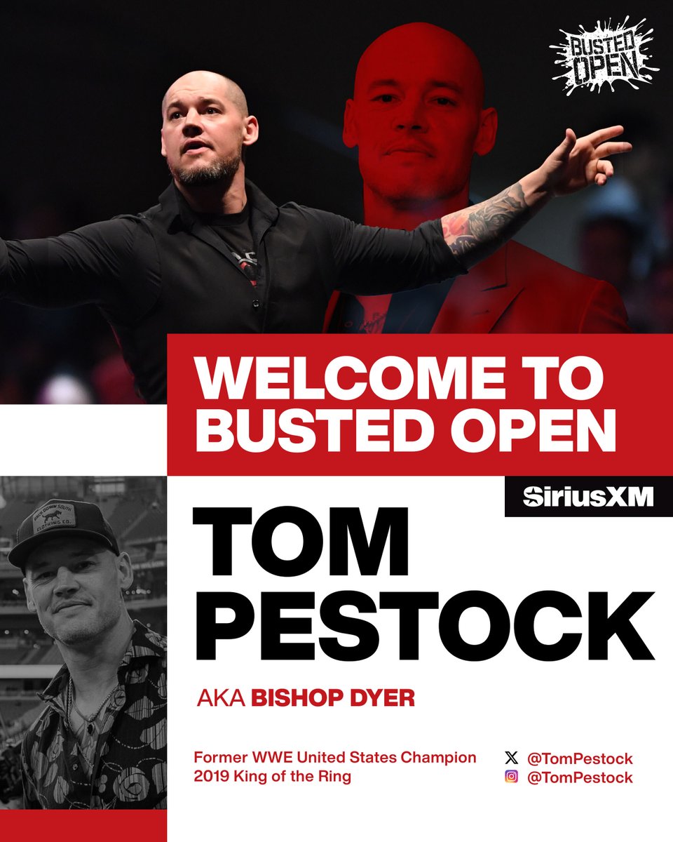 BustedOpenRadio's tweet photo. 🚨JUST ANNOUNCED🚨
#bustedopen247 is adding @TomPestock as a NEW host!
Welcome to the team!💥💥💥 https://t.co/uOK0Sodvlw