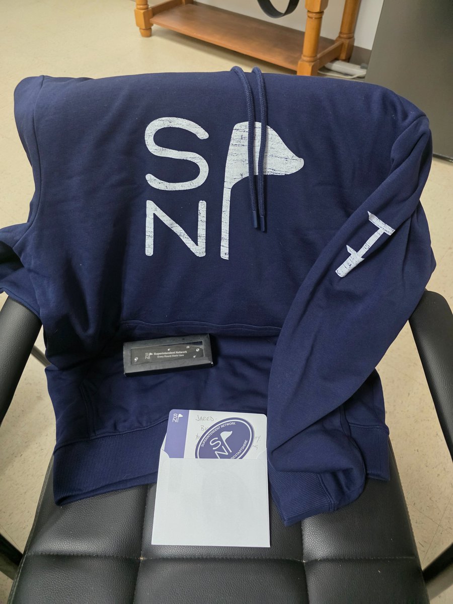 What a nice gift to open this morning! Thanks <a href="/brianjlaurent/">Brian Laurent</a> and <a href="/TheGCSNetwork/">Superintendent Network</a>! The quality of work you are doing is elevating our entire profession. Keep up the excellent work! ⛳️🏌‍♂️