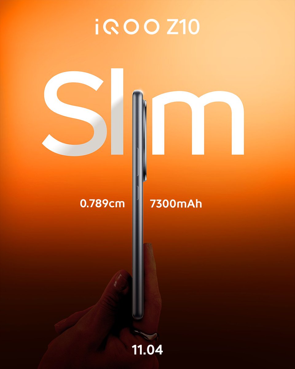 CoskoIndia's tweet photo. @IqooInd
Launching 🚀 on 🗓️ April 11, 2025 | India 🇮🇳.

📱 6.77" FHD+ 120Hz Quad Curved OLED
🔳 Snapdragon 🐉 7s Gen 3
📸 50MP (OIS) +2MP
🤳 32MP
🔋 7300mAh (India's Biggest Battery)
🔌 90W
⭕ Funtouch OS15 | Android 15
🛜 WiFi 6 | Bluetooth 5.4
🫆 In Display FPS
⚖️ 195g https://t.co/7SsW9Ta5AY