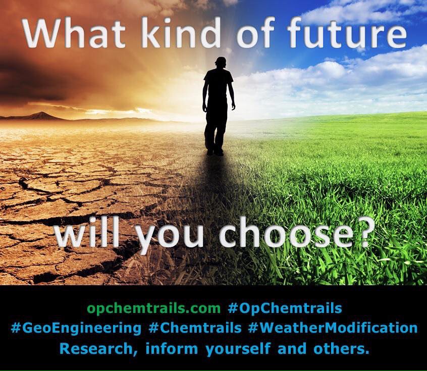 OpChemtrails's tweet photo. Research. Atmospheric Geoengineering in all of its forms. Inform yourself and others.
#SRM #SAI #SAG #EnMod #AlbedoModification #RadiativeForcing #SkyWhitening #CloudBrightening #WeatherDerivatives #WeatherModification #WeatherWars #Chemtrails #Lookup https://t.co/IRpJV5UJ0P