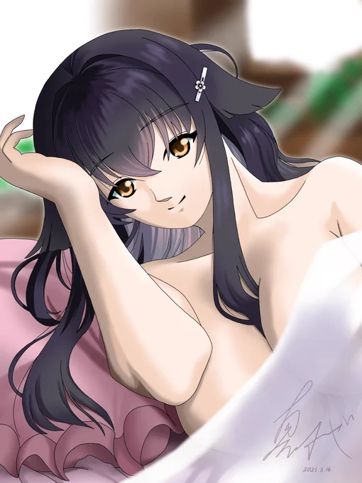 菊秀様の子じゃ無いし…印刷物だと値打ち無いし…そもそも私がデジタル絵なんて… 