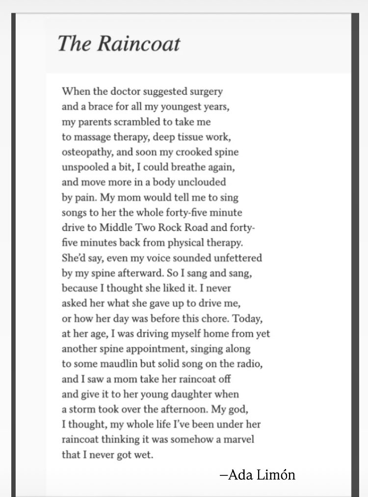 Today's Poetry Thread: MOTHERS

This one moves me deeply. Feel free to add poems.