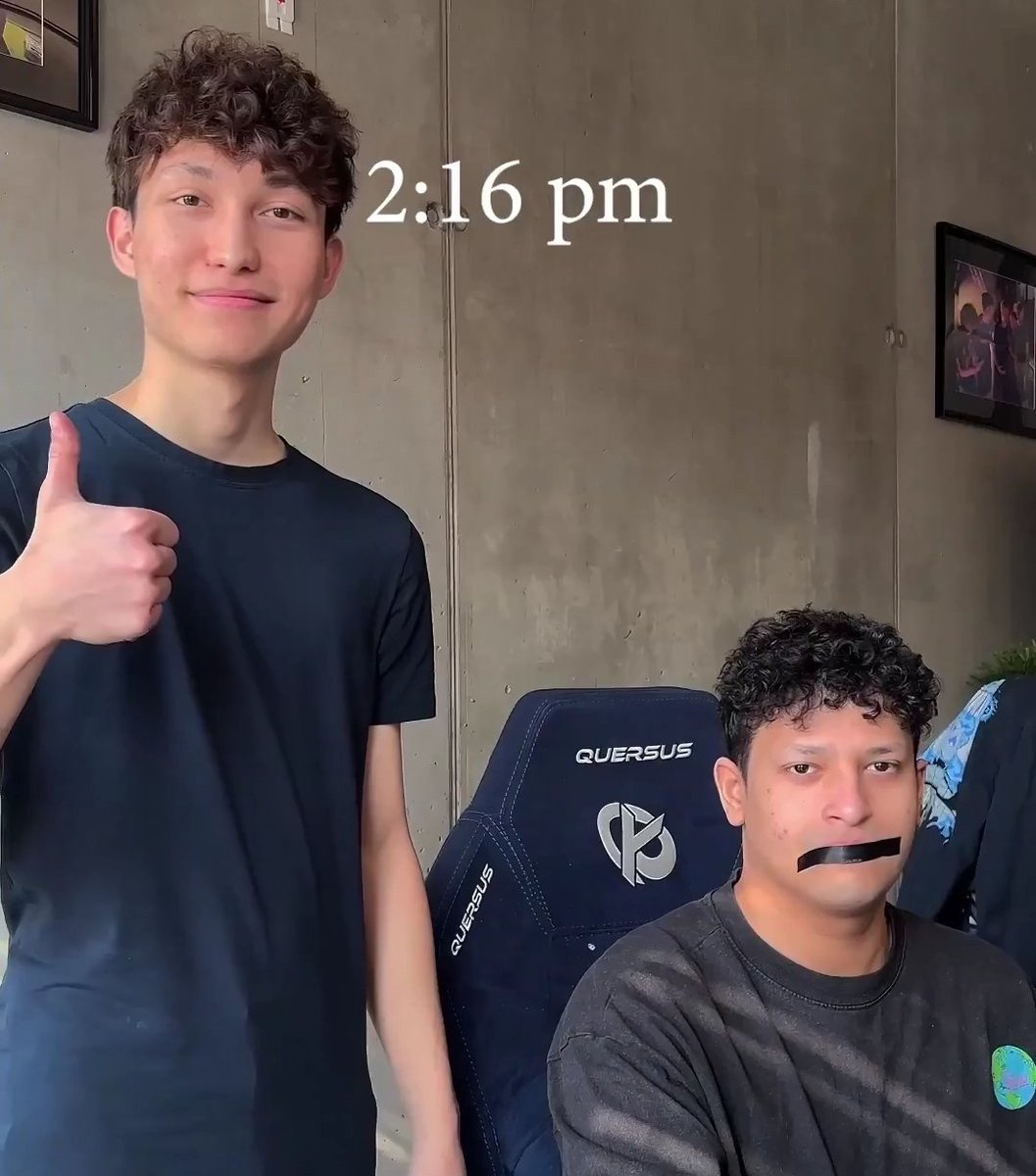 Me and Vladi 16 minutes into the day