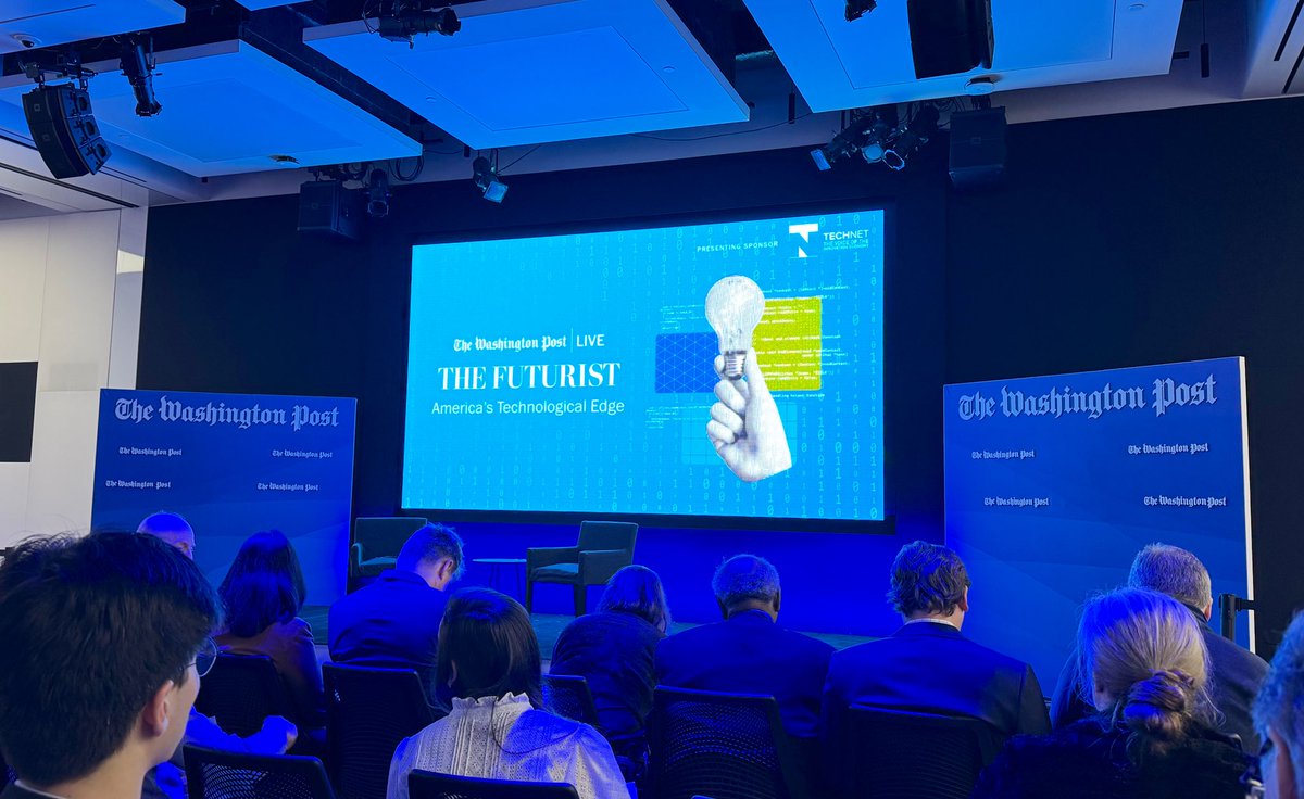 ryankcroft's tweet photo. Early morning event at @washingtonpost on the future of AI #PostLive https://t.co/zFkd45WJdA