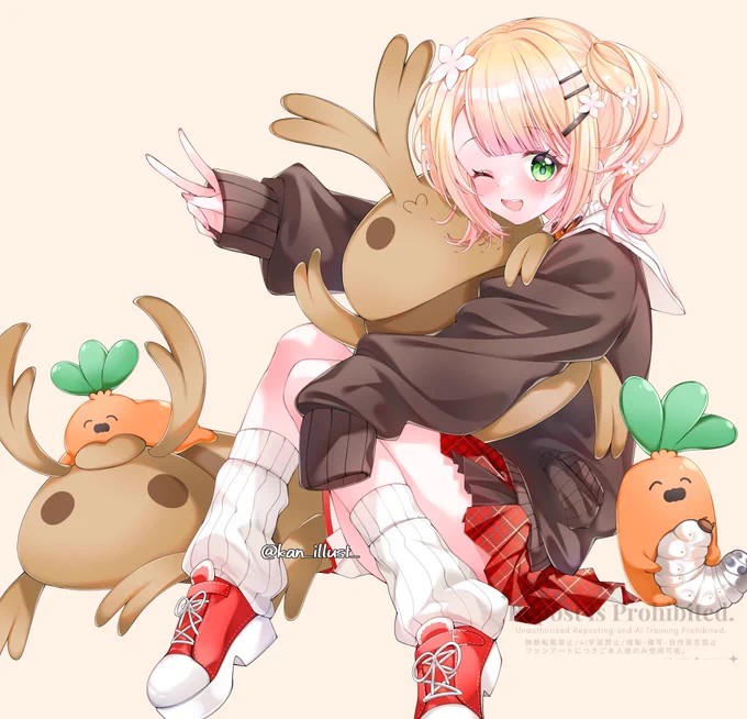 今年も #2025桃鈴ねね生誕祭台湾応援 企画に参加しました! ねねちとカブトムシの仲良しなワンシーン(!?)を描きましたよろしくお願いいたします #ねねアルバム サイト