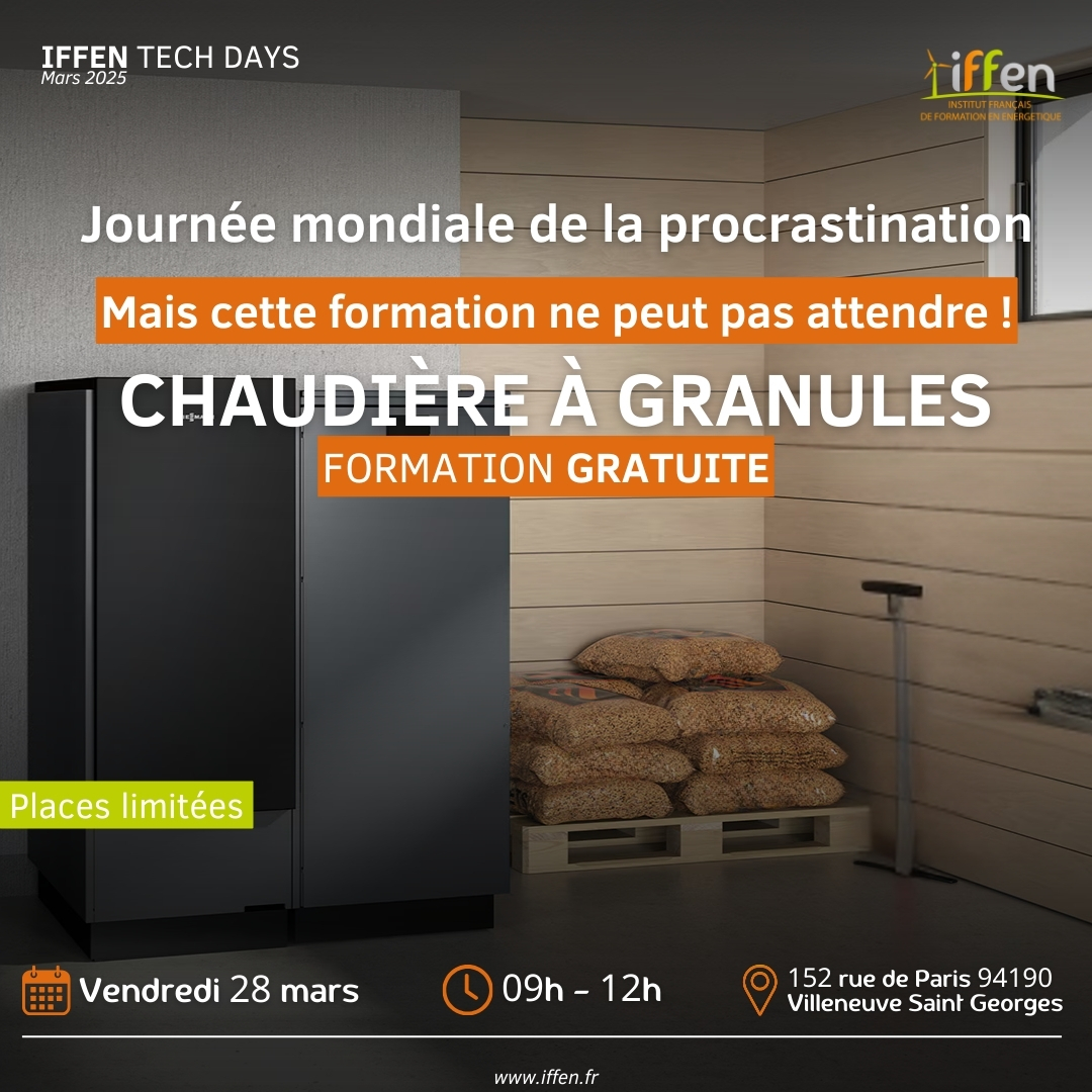 Aujourd’hui, c’est la Journée de la Procrastination, mais soyons honnêtes… l’avenir ne se construit pas en remettant tout à demain ! 😏
📩 Inscription gratuite : prospect.iffen.fr
#TechDay #ChaudièresÀGranulés #StopProcrastination #ÉnergieRenouvelable #FormationGratuite