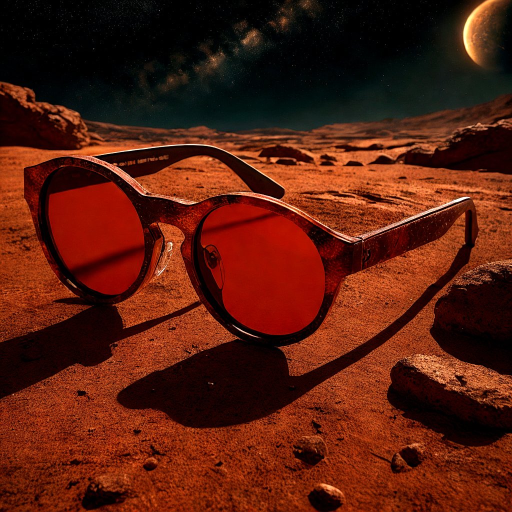 🚀 Would you go to #PlanetMars? Looks like #SpaceX is working hard to get there... In the meantime, try our latest A.I. generated #sunglasses inspired by the Red Planet here: autovtoclient.jeeliz.com/demo.html?sku=…