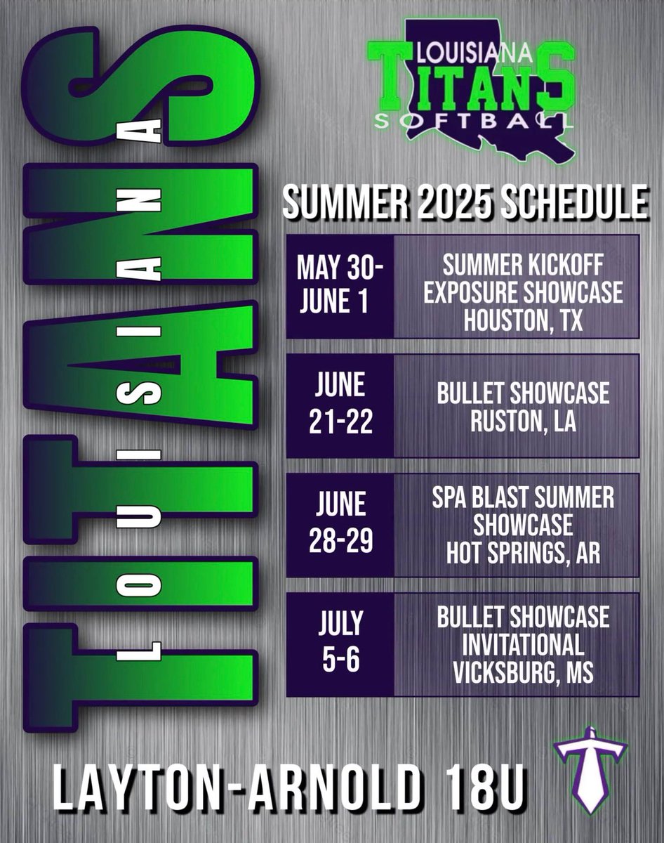 ‼️‼️Here is our 2025 SUMMER SCHEDULE‼️‼️
 
We can’t wait to get the summer started with LOADED COMPETITION and EXPOSURE! 🥎

#ifyouhittinyouaintsittin
#trusttheprocess