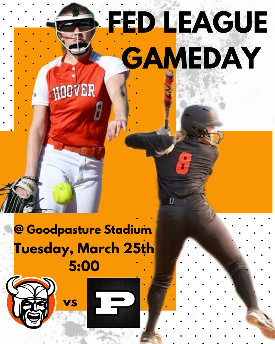 🚨1st FED GAMEDAY 🚨
📍Goodpasture Stadium 
🆚  Perry
⏰5:00