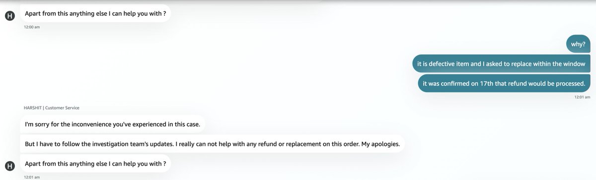 vkrishnav's tweet photo. @amazonIN and then refused on 26/03 https://t.co/gQA5CrRTaD