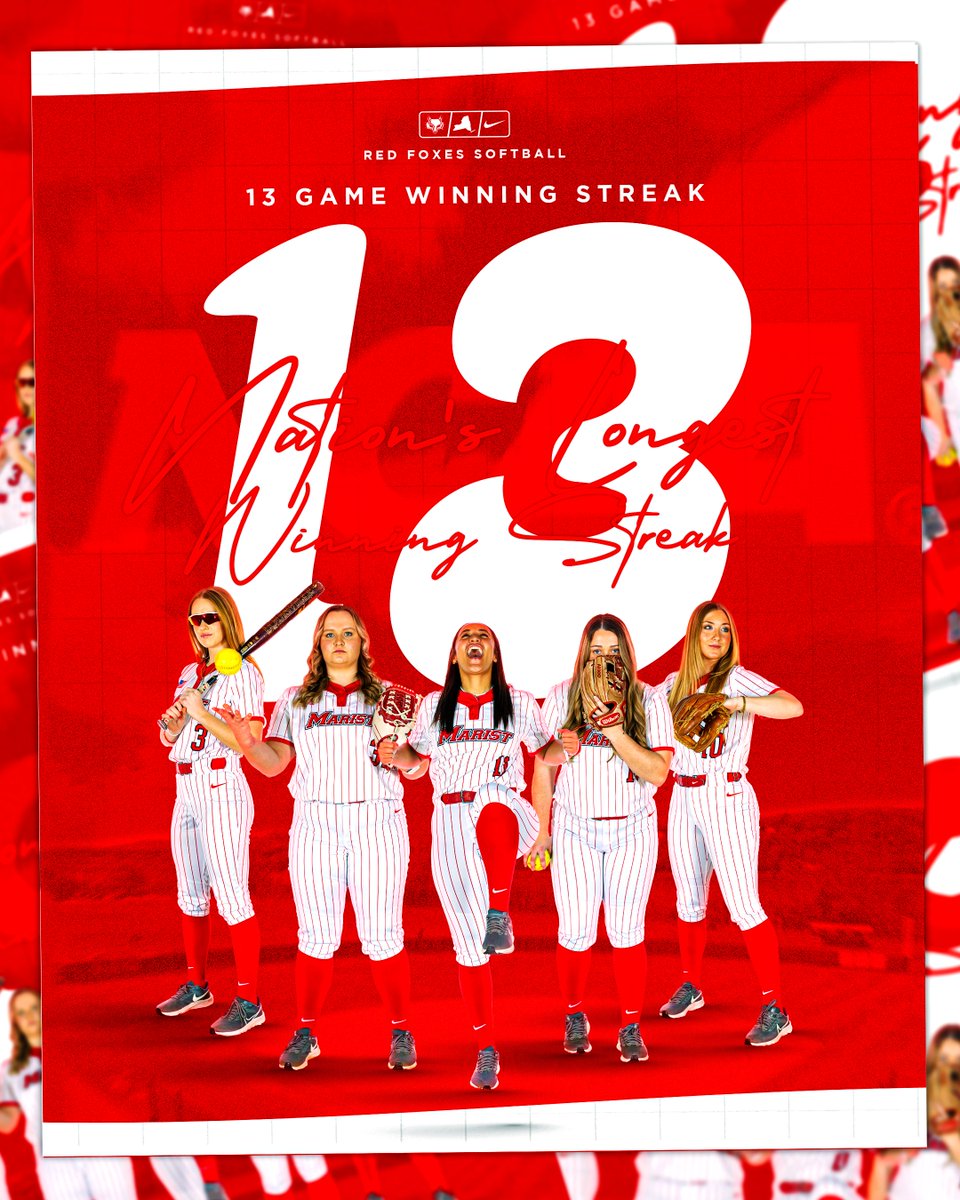 Winning is fun 😊

The longest active win streak in the nation belongs to the Red Foxes!

#FoxTrot 🦊