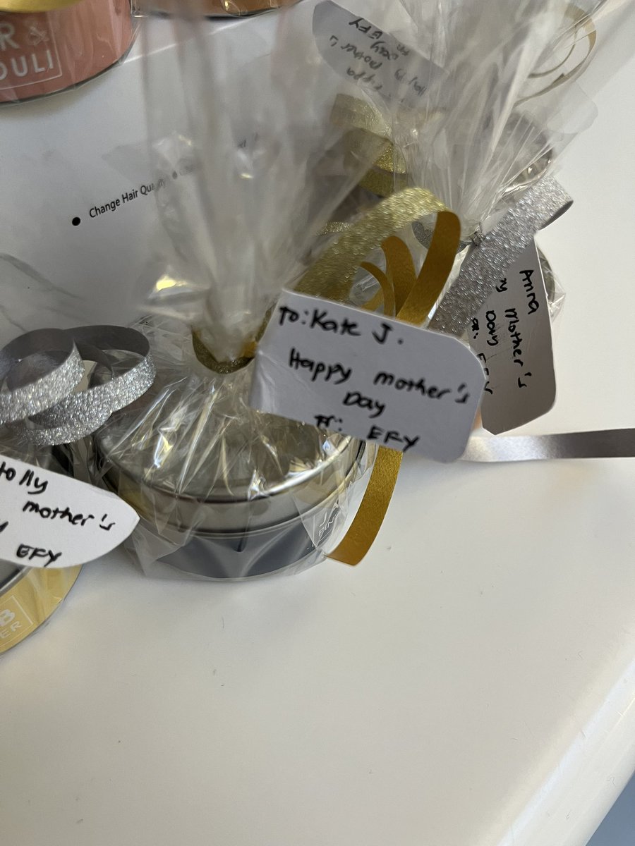 Showing why they’re shortlisted for the <a href="/RUHBath/">RUH Bath 🏥</a> Trust Wellbeing Award. Mothers Day gifts for the CED team mums from the Especially For You team ♥️