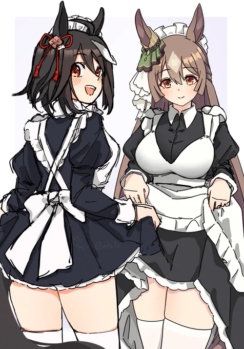 #みなさん2年前の今頃はどんな絵描いてましたかメイドキタサトかわいい 