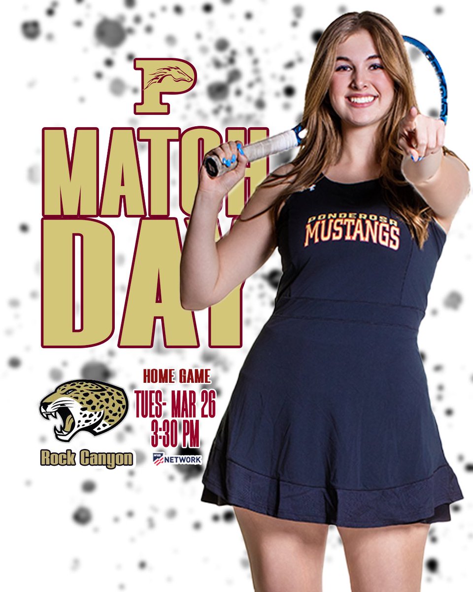 Ponderosa High School Athletic Department (@phsmustangsath) on Twitter photo 🚨🎾Match Day!!!🎾🚨
🆚 Rock Canyon
📍Ponderosa
#wearepondo <a href="/phsmustangs/">Ponderosa Mustangs</a> <a href="/PondoStangGang/">Pondo Stang Gang</a>
@ponderosa_mustangs @phsmustangsgirlstennis 🚨🎾Match Day!!!🎾🚨
🆚 Rock Canyon
📍Ponderosa
#wearepondo <a href="/phsmustangs/">Ponderosa Mustangs</a> <a href="/PondoStangGang/">Pondo Stang Gang</a>
@ponderosa_mustangs @phsmustangsgirlstennis