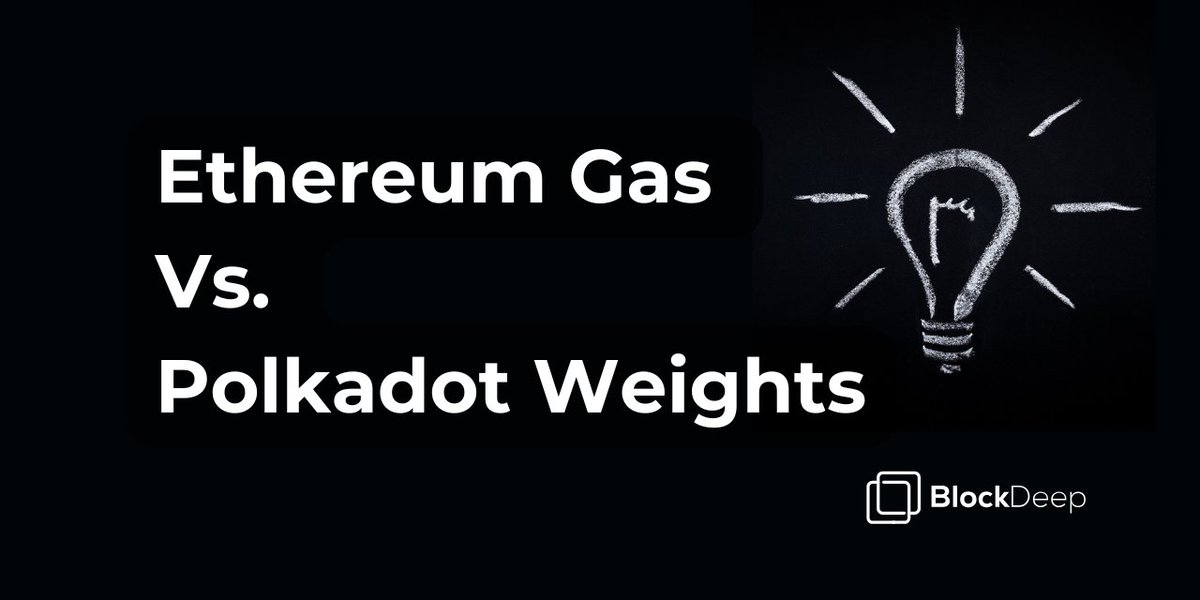 📢New Blog Alert!

Ethereum Gas vs. Polkadot Weights: A Comparison ⚖️

How do Ethereum &amp; Polkadot measure transaction execution? The differences go beyond just terminology. 

<a href="/Polkadot/">Polkadot</a>’s Weight system allows for fine-tuned optimizations, while Ethereum’s Gas model provides a