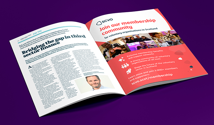Third Force News (@thirdforcenews) on Twitter photo TFN is <a href="/scvotweet/">SCVO</a>'s magazine for the #VoluntarySector
On the problem page in this month’s magazine, Chris Jamieson <a href="/ChrisJSIS/">Chris Jamieson</a> of Social Investment Scotland <a href="/socinvestscot/">Social Investment Scotland</a> on the potential of the #BridgingLoan
Read the full magazine in digital format here okt.to/HrxUWh TFN is <a href="/scvotweet/">SCVO</a>'s magazine for the #VoluntarySector
On the problem page in this month’s magazine, Chris Jamieson <a href="/ChrisJSIS/">Chris Jamieson</a> of Social Investment Scotland <a href="/socinvestscot/">Social Investment Scotland</a> on the potential of the #BridgingLoan
Read the full magazine in digital format here okt.to/HrxUWh