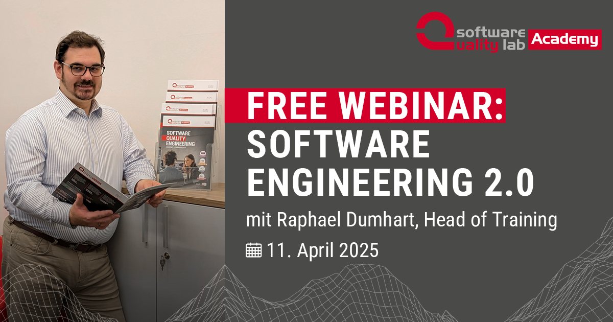 📅 Gratis Webinar am 11.4., 11 Uhr: “Software Engineering 2.0" mit Head of Training, Raphael Dumhart über die notwendigen Kompetenzen für zukunftssichere #Softwareentwicklung.

👉 Jetzt anmelden: ow.ly/z65F50VjGgN

#softwareengineering #interdisciplinaryskills