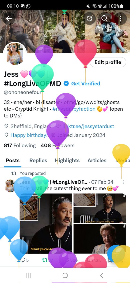 Jess 🩷💜💙 | #LongLiveOFMD tweet media