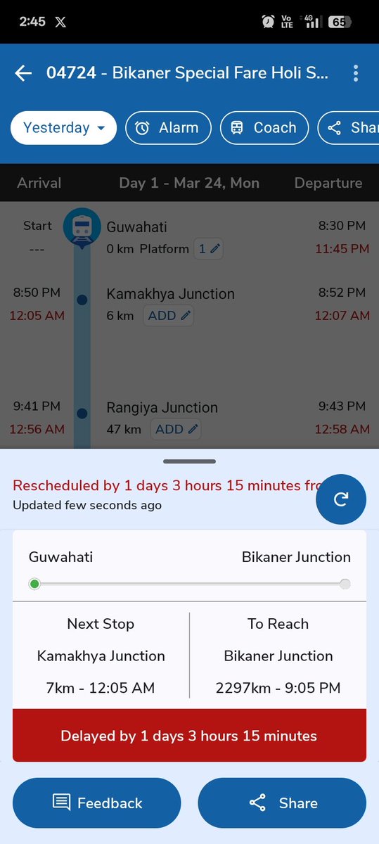 BeingAzmatAli's tweet photo. What's going on 🤔 
@IRCTCofficial @RailMinIndia @RailwaySeva https://t.co/bZKiJzVOUu