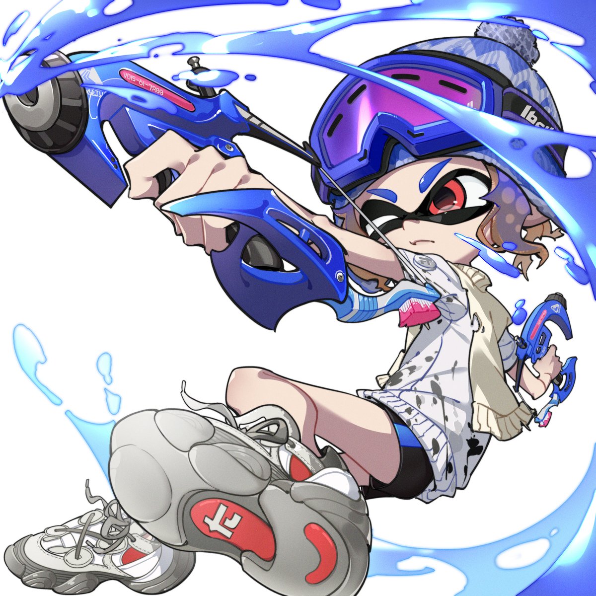 nanisorei's tweet photo. 🪥🪥
#Splatoon https://t.co/vZ8LmjzWma