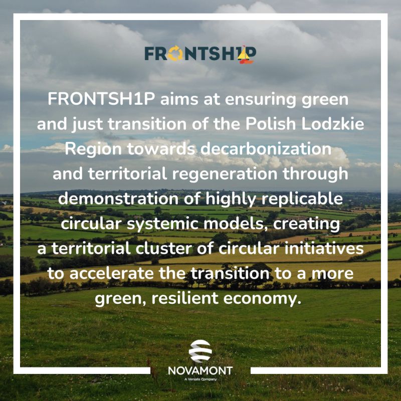 Novamont is a partner in the <a href="/frontsh1p/">FRONTSH1P</a> project and contributes to the implementation of innovative agro-industrial value chains in the Polish region of Łódzkie, respecting the local area. 

Find out more 👉 frontsh1p.eu