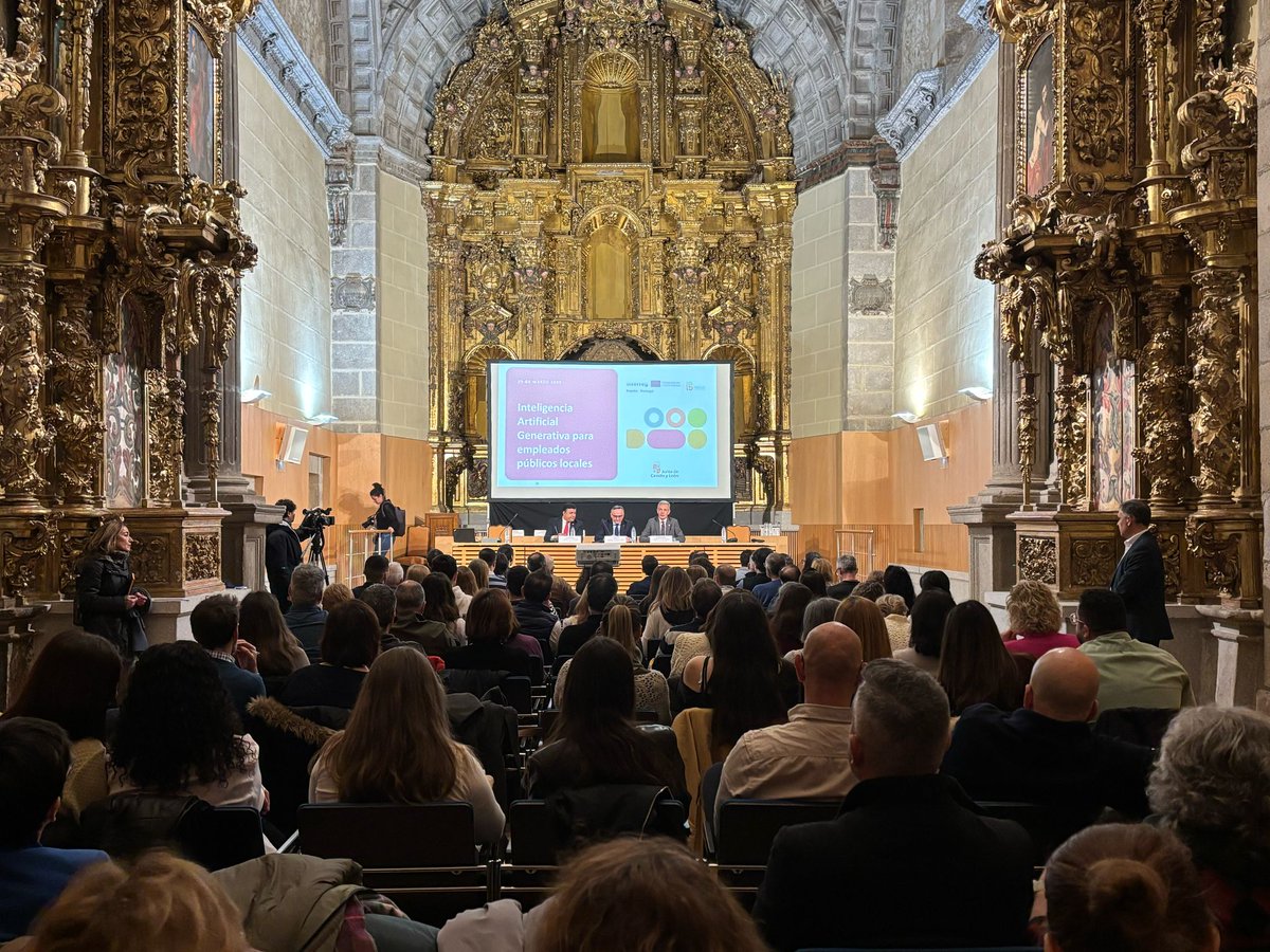 La <a href="/jcyl/">Junta de Castilla y León</a> organiza la jornada "Inteligencia Artificial Generativa para empleados públicos locales" Una oportunidad para mejorar las competencias digitales y la eficiencia de nuestras administraciones