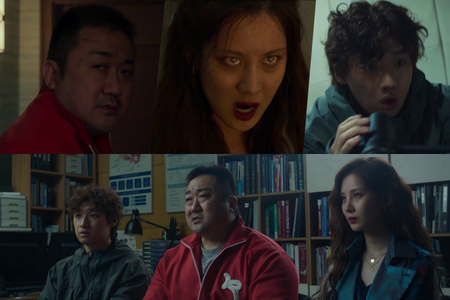 soompi's tweet image. WATCH: #MaDongSeok, #Seohyun, And #DavidLee Join Forces To Take Down A Cult In Upcoming Film “#HolyNightDemonHunters”
soompi.com/article/173218…