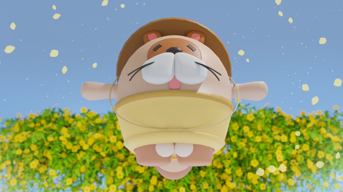 TOEIANIME_TKT's tweet photo. 【#美術課たんけんたい】
こんにちは！
プリキュア大好き、美術課のいいだりえです。
『スター☆トゥインクルプリキュア』『デリシャスパーティ♡プリキュア』では美術監督を務め、今は『わんだふるぷりきゅあ！』に続き『キミとアイドルプリキュア♪』の美術デザイン(美術設定)を担当しています。

美術デザインはキャラクターが活躍する舞台や世界観を作るお仕事です。
キャラクターが暮らす家や学校、駅や街はもちろん、ぬいぐるみなどの小物や、妖精の国や違う星、異世界の植物まで、基本的にキャラクター以外のものをなんでもデザインします。
コンテやレイアウト作画、背景など色んな人が美術設定を元に作業をするので、キャラクターとの対比やサイズ感がわかるものであること、出来るだけ誰にでもわかりやすく描きやすいものになるよう気をつけています。

キャラクターの家であれば、打合せやいただいたメモを元に、キャラクターの家族や性格、趣味など暮らしを想像して作ります。
例えば『わんだふるぷりきゅあ！』ではいろはの部屋で、こむぎがいろはの帰りを待つ出窓を想像して、こむぎが安全に上り下り出来るようにしたり、
ユキがプリティホリックの前でお昼寝する場所は、入口両脇のプランターに花が入るまえに、ユキのお気に入りの場所になりクッションを置いてもらってそのままベッドに...という想像で作りました。

お話が動くことで場所に意味が生まれたり、美術監督が色を付けることで雰囲気がぐっとついていったり、背景となってキャラクターと一緒に画面を作り上げていきます。
また、プリキュアでは３Dの設定も作ることが多く、私はblenderを使用しています。入社前は3Dソフト未経験でしたが、今ではほぼ毎日モデリングしています。
画像は仕事の合間のラクガキ（家の猫と釣りのイラスト）と、blenderの遊び（私のオリジナルキャラクター）です。
キャラクターたちが活躍する舞台をつくるお仕事に、少しでも興味を持ってもらえたら嬉しいです！

#美術