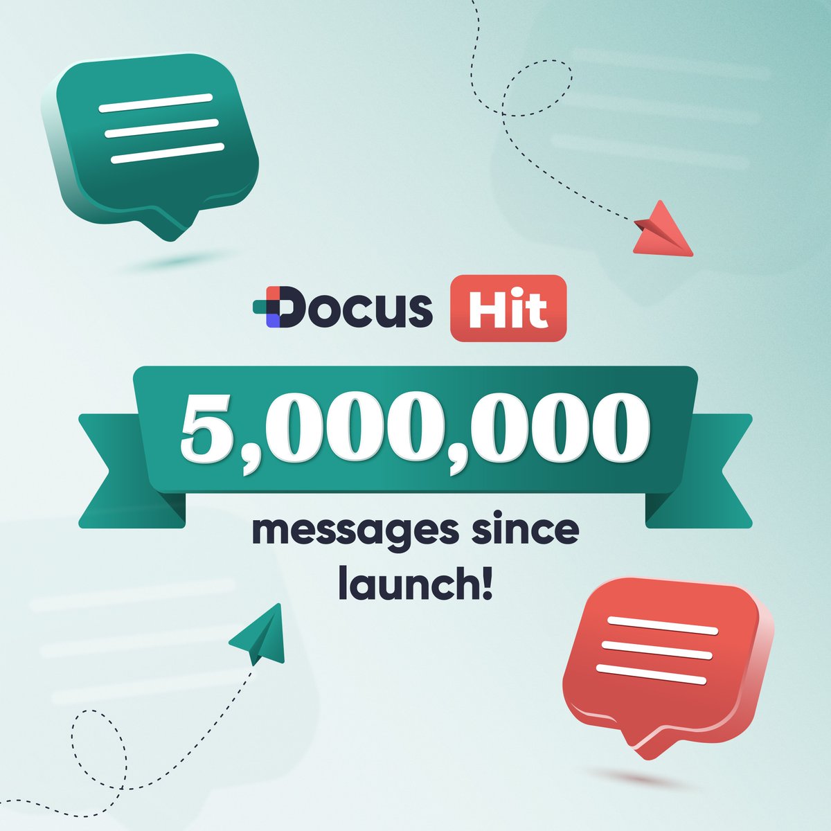 docus_ai's tweet photo. 🔥🔥🔥🔥

Today, Docus hit 5,000,000 messages since launch! 💬💬💬💬💬

That's 5,000,000 opportunities we've had to assist, guide, and make a difference in someone's health journey. https://t.co/8NWm1FQ4uY