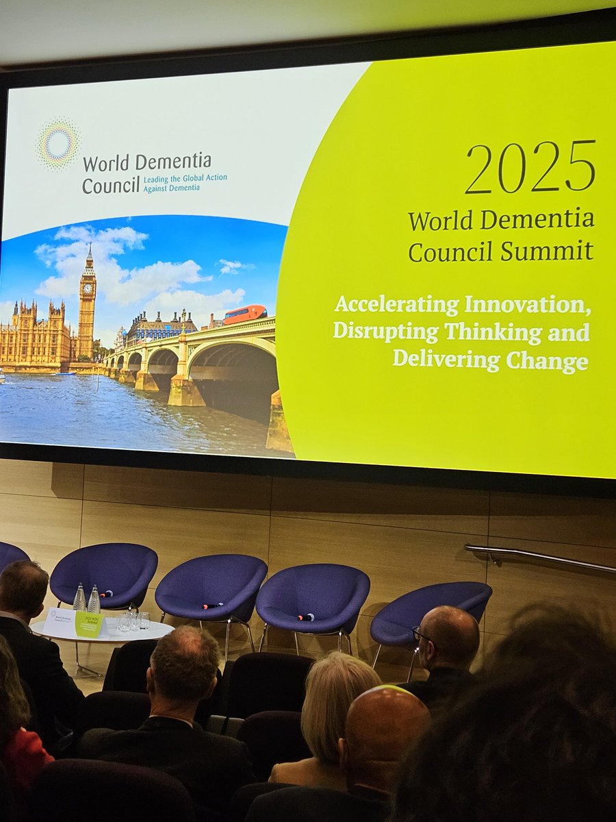 Excellent presentations today at World Dementia Council Summit on delivering change to treat and care for persons with dementia and their caregivers.