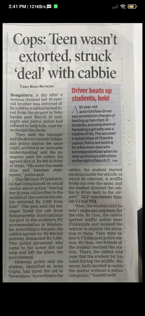 1noobdesigner's tweet photo. @timesofindia do you research before printing. It says here that the news was false and nothing such happened with the teenager. You guys didn't even reach out to the person and know the whole story. You guys just read the post and based on the comments you made your decision. https://t.co/dD8ZWswpyK