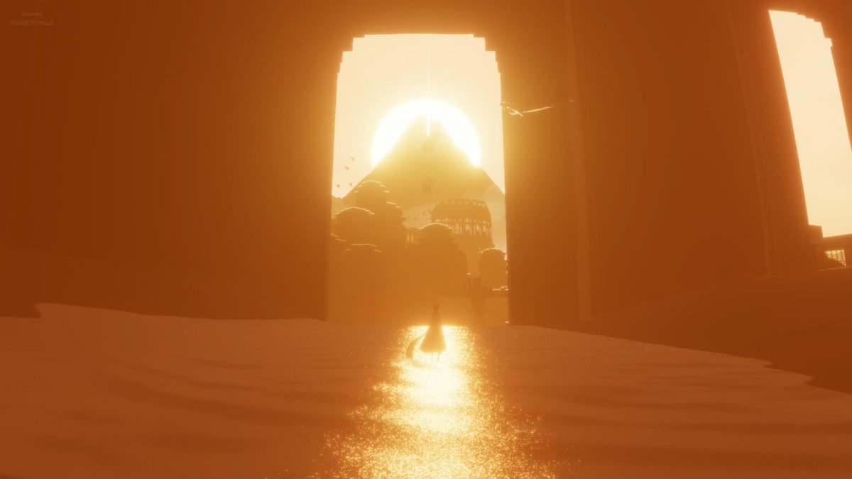 WorldofVirtual's tweet photo. Game: #Journey
Developer: @thatgamecompany 
#VirtualPhotography #TheCapturedCollective #VGPUnite #TCCSunbath https://t.co/NRHzwhR3q2