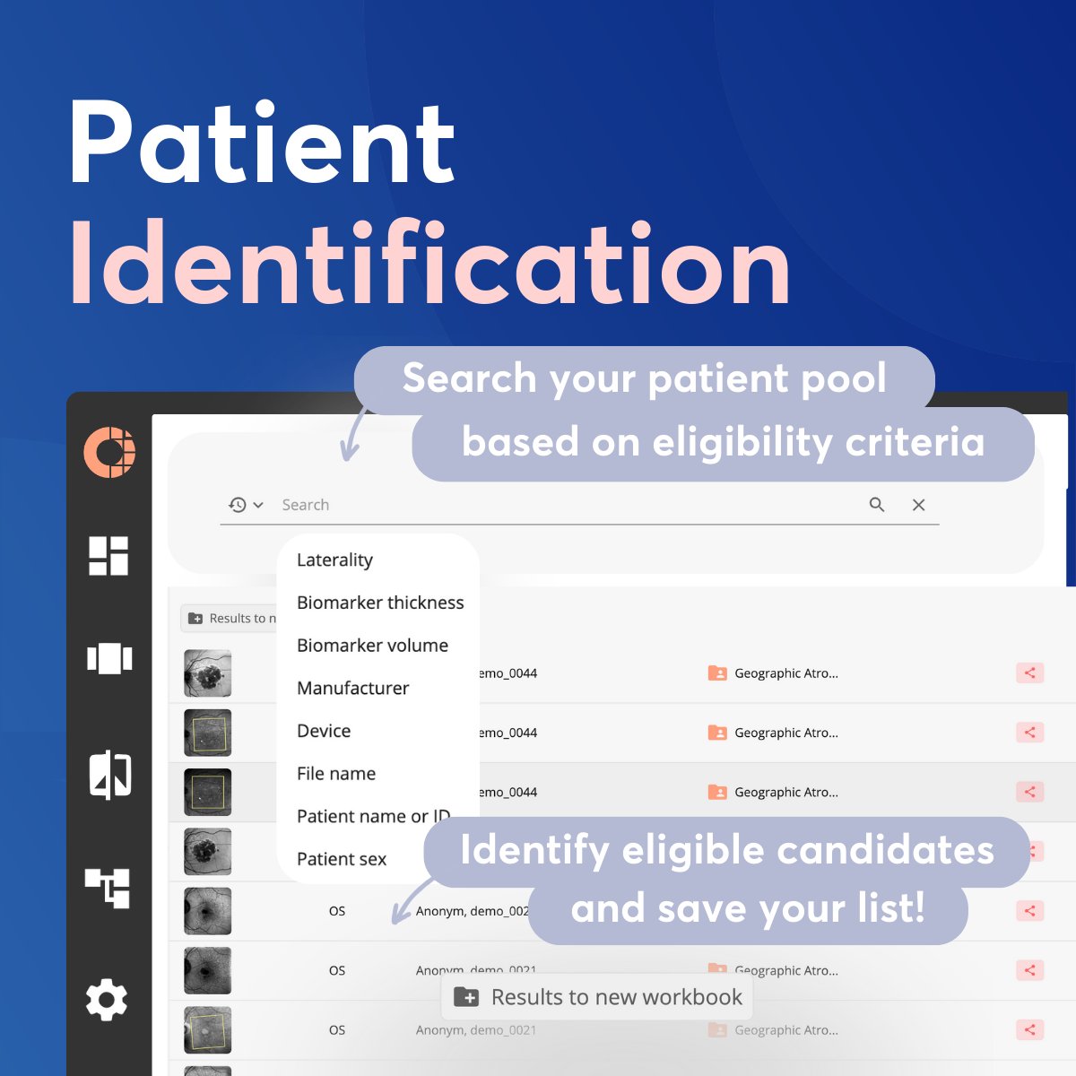 Retinai (@retin_ai) on Twitter photo ๐จ First look at what weโre showcasing at <a href="/Eyecelerator/">Eyecelerator</a> & <a href="/ARVOinfo/">ARVO</a> 2025
๐ AI-Powered Patient ID: Faster clinical trial enrollment with real-time biomarker analysis.
๐ Seamless OCT Sync: Automatic data flowโno manual uploads, just instant insights.
๐ retinai.com/events/arvo-20โฆ ๐จ First look at what weโre showcasing at <a href="/Eyecelerator/">Eyecelerator</a> & <a href="/ARVOinfo/">ARVO</a> 2025
๐ AI-Powered Patient ID: Faster clinical trial enrollment with real-time biomarker analysis.
๐ Seamless OCT Sync: Automatic data flowโno manual uploads, just instant insights.
๐ retinai.com/events/arvo-20โฆ