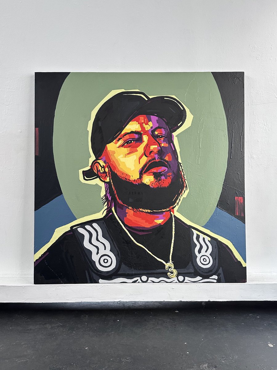 I’m entering my first #archibaldprize 
Painting my cuzo <a href="/nookymusic/">NOOKY</a> 

<a href="/ArtGalleryofNSW/">Art Gallery NSW</a> watch this space 

#JESWRI #NOOKY