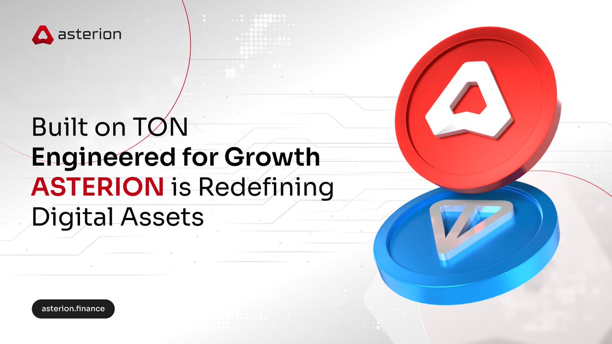 🚀 ASTERION x TON | The Future of Digital Assets
Built on TON's scalable blockchain, ASTERION is engineered for growth, pushing the boundaries of real-world asset tokenization.

🔗 TON-Powered Ecosystem
⚡ High-Performance Infrastructure
💎 Redefining Digital Ownership

Join the
