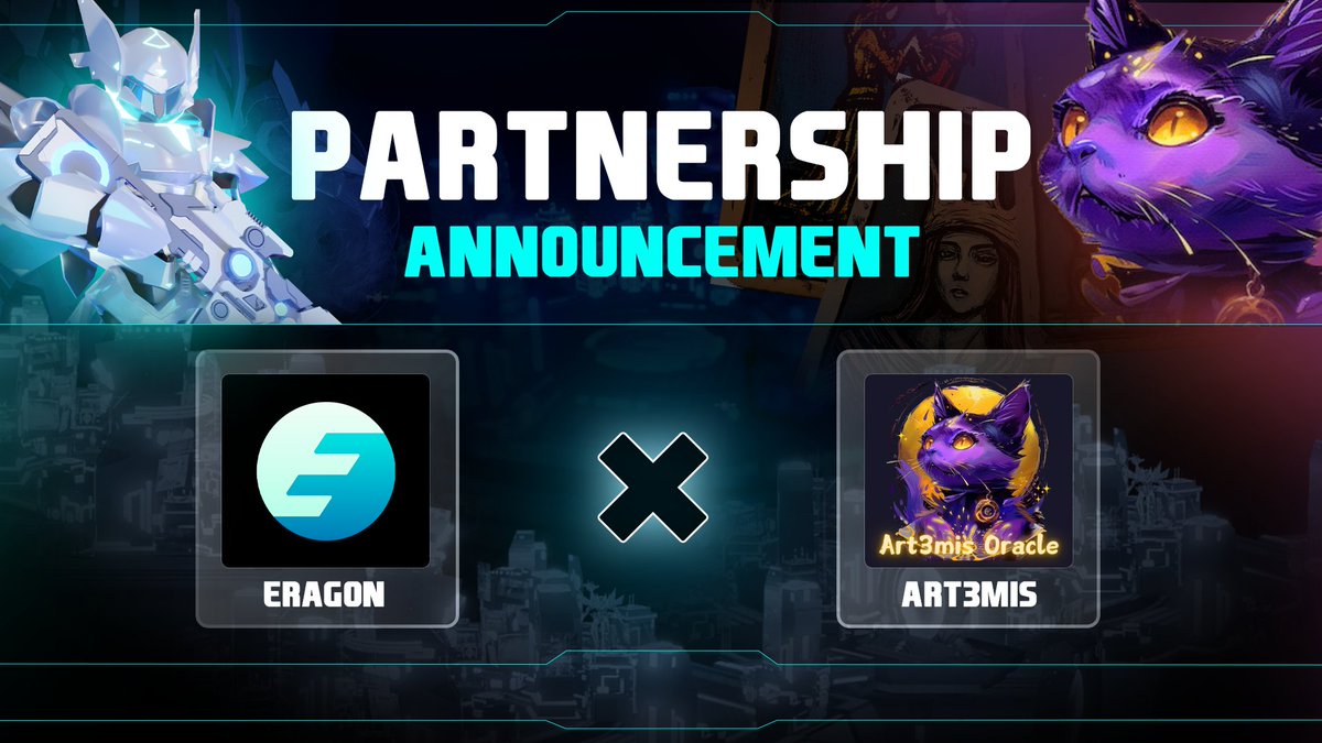 Rossy Ren (@renrossy22) on Twitter photo Big News: ERAGON x Art3mis 🔮✨
We’re thrilled to have <a href="/Art3misOracle/">Art3mis Oracle</a> join the <a href="/eragon_gg/">ERAGON</a> Store 📣
Keep up with us and explore the magic 🌈
eragon.gg/store/onchain- Big News: ERAGON x Art3mis 🔮✨
We’re thrilled to have <a href="/Art3misOracle/">Art3mis Oracle</a> join the <a href="/eragon_gg/">ERAGON</a> Store 📣
Keep up with us and explore the magic 🌈
eragon.gg/store/onchain-