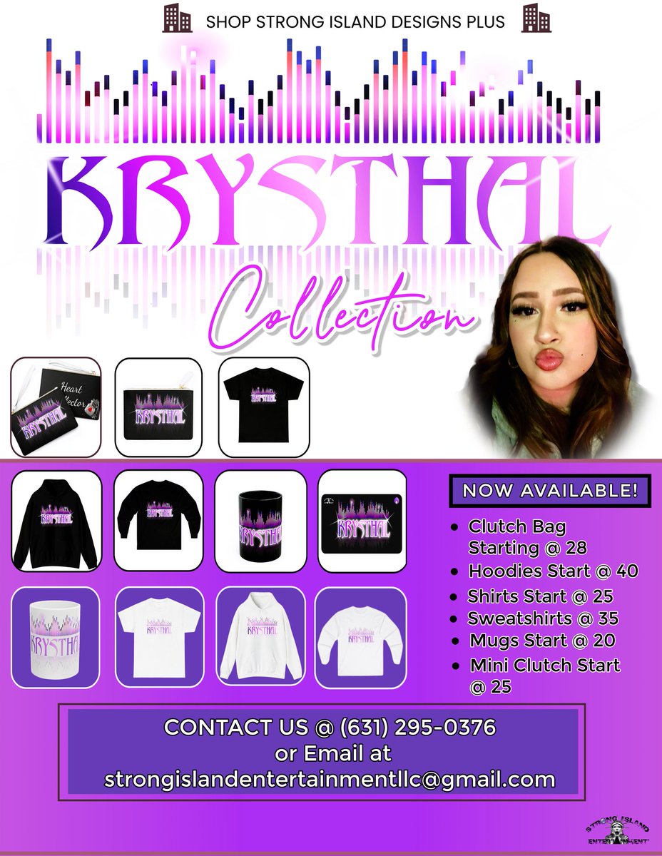 krystha07729114's tweet photo. Hey Everyone I am thrilled to announce the my new Krysthal Collection merchandise is now available for purchase. Whether you are a long time fan or New to Krysthals world, these exclusive items are perfect for you. T Shirts with Unique Krysthal Designs and more. Contact us today! https://t.co/toCWpQBVMH