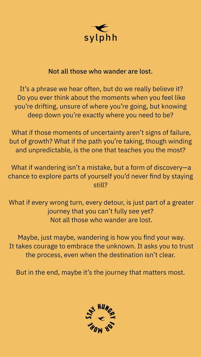 sylphhclothings's tweet photo. What if it all work out? Not all who wander are lost. https://t.co/5jURGKoEZS