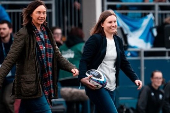Gary Heatly (@g_hmedia) on Twitter photo Cap number 10 <a href="/donnamkennedy8/">Donna Kennedy</a> (a record 115 <a href="/Scotlandteam/">Scottish Rugby</a> caps) + cap number 164 <a href="/SarahLawRugby/">Sarah Law</a> (53 appearances) delivered the match ball at Hive Stadium ahead of the <a href="/Womens6Nations/">Guinness Women's Six Nations</a> Scotland-Wales clash at the weekend... Cap number 10 <a href="/donnamkennedy8/">Donna Kennedy</a> (a record 115 <a href="/Scotlandteam/">Scottish Rugby</a> caps) + cap number 164 <a href="/SarahLawRugby/">Sarah Law</a> (53 appearances) delivered the match ball at Hive Stadium ahead of the <a href="/Womens6Nations/">Guinness Women's Six Nations</a> Scotland-Wales clash at the weekend...