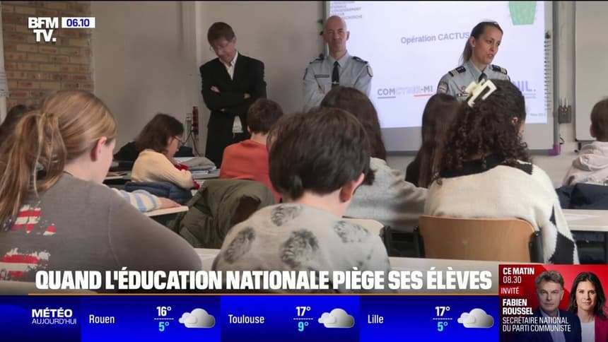 CyberUniversite's tweet photo. Des jeunes se font piéger par l’Éducation nationale... mais pas pour de mauvaises raisons ! 

💡 L’opération "Cactus" a envoyé un faux lien à 2,5 millions d’élèves pour les sensibiliser au #phishing. 

Une manière intelligente de lutter contre les #cyberattaques ! https://t.co/JAT9O7XjjY