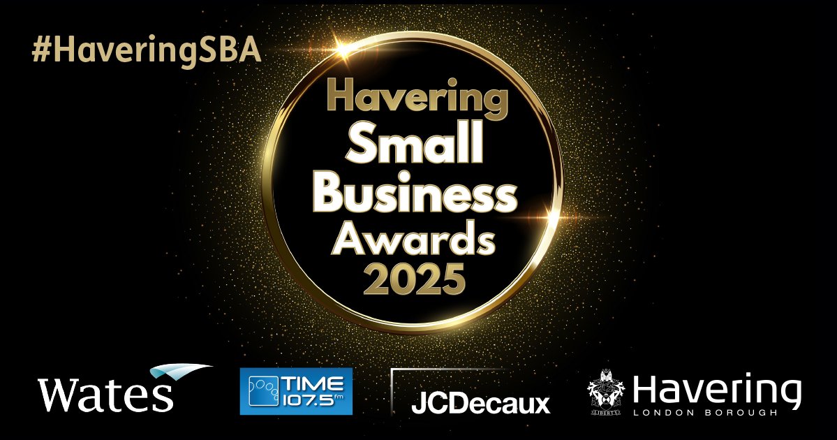 Havering Council (@lbofhavering) on Twitter photo The Small Business Awards 2025 are here!
10 categories, 10 winners—plus one business will claim Havering Small Business of the Year and a £25,000 advertising prize - thanks to
<a href="/JCDecaux_UK/">JCDecauxUK</a>
Nominate your favourite business or self-nominate now 👇🏻
orlo.uk/yYP7h The Small Business Awards 2025 are here!
10 categories, 10 winners—plus one business will claim Havering Small Business of the Year and a £25,000 advertising prize - thanks to
<a href="/JCDecaux_UK/">JCDecauxUK</a>
Nominate your favourite business or self-nominate now 👇🏻
orlo.uk/yYP7h