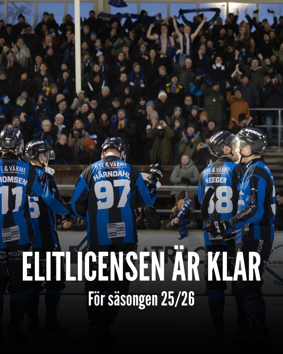 Sirius Bandy har beviljats elitlicens för spel i Elitserien säsongen 2025/26. Under måndagen fick ordförande Ragnar Linder förhandsbeskedet:

”Så underbart! Nu gäller det bara att leva upp till prognoserna”

Läs mer om detta på siriusbandy.se

🔵⚫️

Pebo-Foto