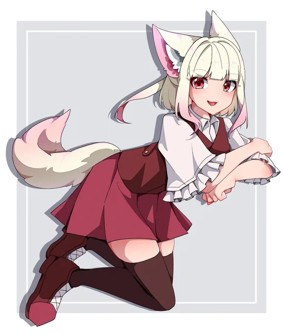 1180日目ぱぴすかさん宅のフィナちゃん#一日一絵 #うちよそ色相環 