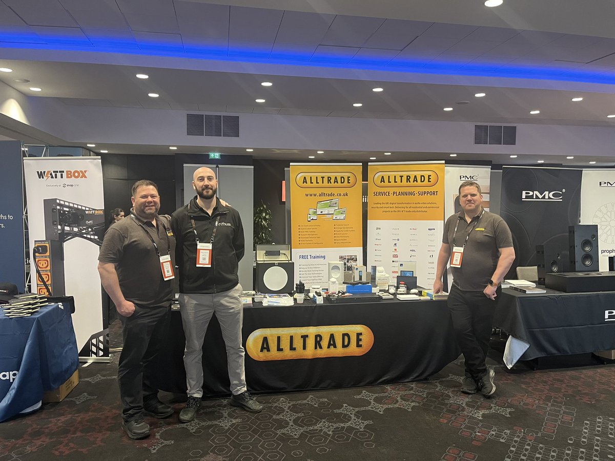 We’re ready to go here for the <a href="/CEDIA_EMEA/">CEDIA EMEA</a> Tech Summit in Bristol. Looking forward to seeing everyone 😀 <a href="/Alltrade_Ltd/">ALLTRADE</a> <a href="/Install_Mag/">Essential Install</a>
