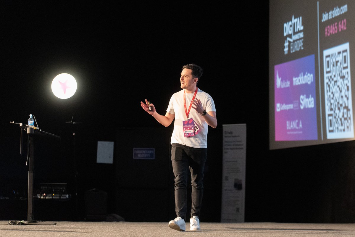 Last week, we took the stage at Digital Marketing Conference Europe! 🎤✨

Our Chief Growth Officer, David White, delivered a game-changing keynote on the future of link building, alongside our Director of Manchester, Rosa Mitchell 👏

#digitalPR #messymiddle