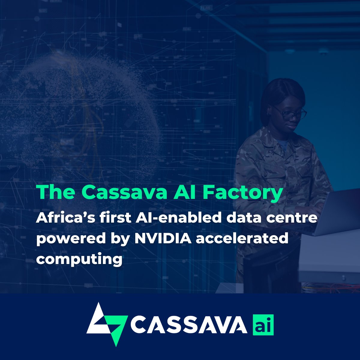 Cassava is building Africa’s AI future with NVIDIA! 🚀

We’re proud to announce the Cassava AI Factory - Africa’s first AI-enabled data centre powered by NVIDIA accelerated computing. This state-of-the-art facility will give African businesses, governments, and researchers access