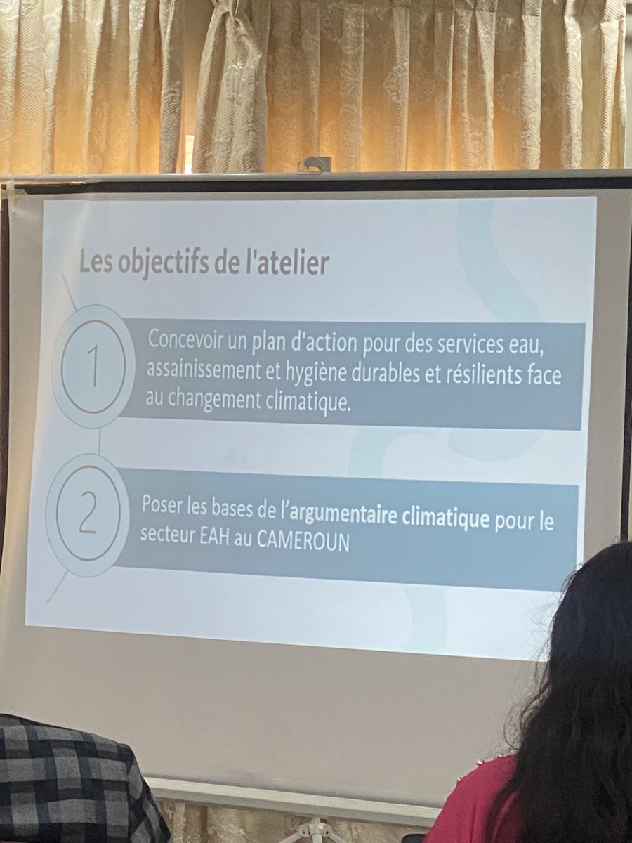 Global Water Partnership-Central Africa (GWP-CAf) (@gwp_caf) on Twitter photo #happeningnow 🇨🇲
#ClimateAction is VITAL for the #WASH sector! 📌
<a href="/GWP_CAf/">Global Water Partnership-Central Africa (GWP-CAf)</a> is taking part in a 4-day stakeholder workshop organized by <a href="/unicefcameroon/">UNICEF Cameroon</a> and <a href="/siwi_water/">SIWI</a> , to develop and consolidate joint solutions for #climateresilience in Cameroon’s #WASH sector.
#WaterAction #happeningnow 🇨🇲
#ClimateAction is VITAL for the #WASH sector! 📌
<a href="/GWP_CAf/">Global Water Partnership-Central Africa (GWP-CAf)</a> is taking part in a 4-day stakeholder workshop organized by <a href="/unicefcameroon/">UNICEF Cameroon</a> and <a href="/siwi_water/">SIWI</a> , to develop and consolidate joint solutions for #climateresilience in Cameroon’s #WASH sector.
#WaterAction
