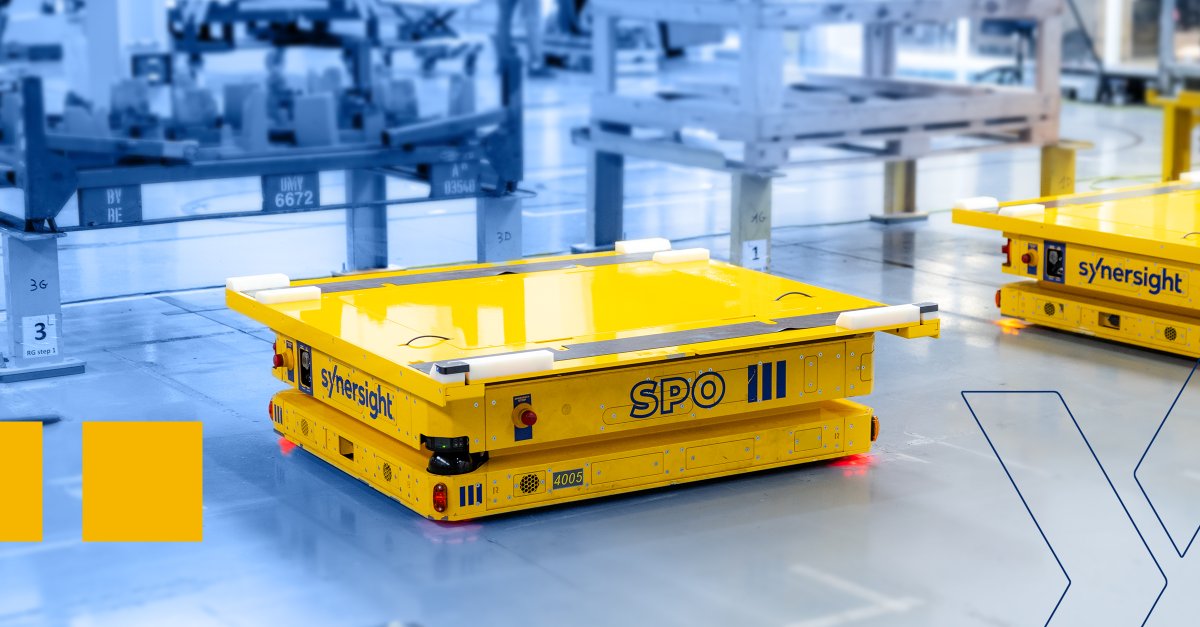 🚀 Optimizing Material Flow with AGVs &amp; AMRs!

In #industry, every second counts. Inefficient material flow = delays, wasted resources &amp; higher costs.

🔹 Precision
🔹 Reliability
🔹 Scalability
Synersight’s AGVs &amp; AMRs boost productivity without major infrastructure changes.