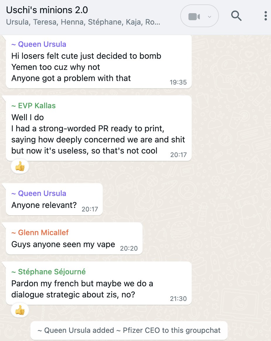 BREAKING – I was accidentally added to the EU Commission Whatsapp groupchat 😱